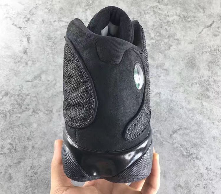 Air Jordan 13 Retro Black Cat Basketball Sneakers in Black - product image from the listing.