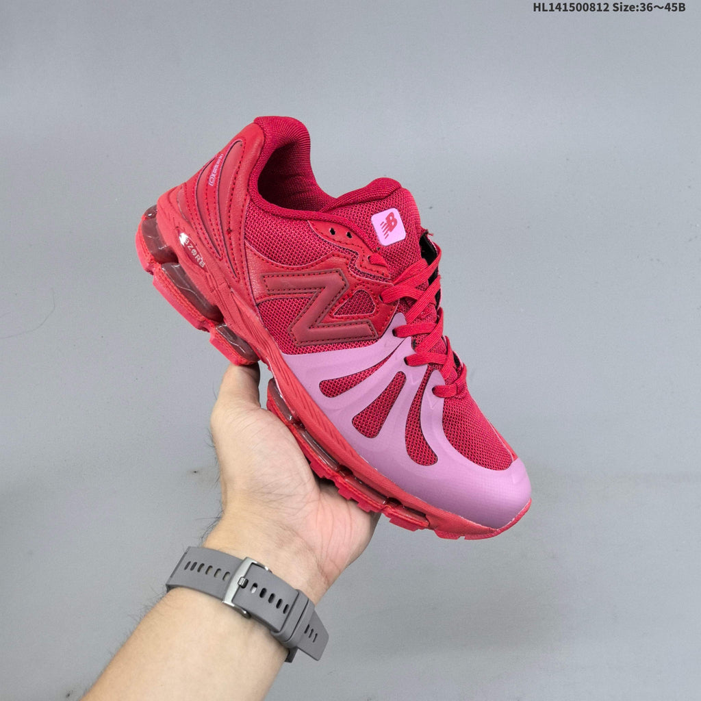 Red and Pink New Balance 18907 Sneakers - product image from the listing.