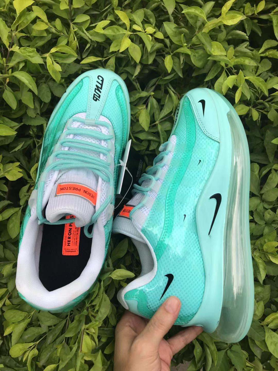Mint Green Nike Air Max 720 Sneakers - product image from the listing.