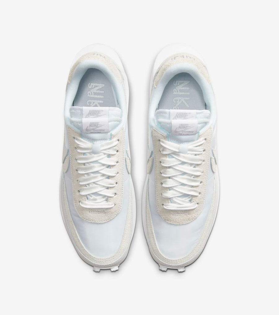 Nike x sacai LDV Waffle White Nylon Trainers BV0073-101 - product image from the listing.