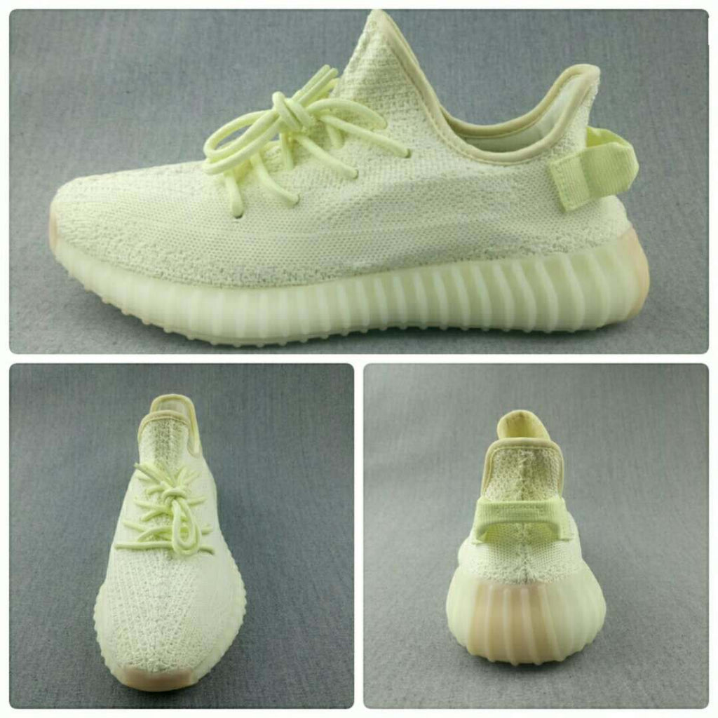 Yeezy 350 V2 Butter Trainers - product image from the listing.
