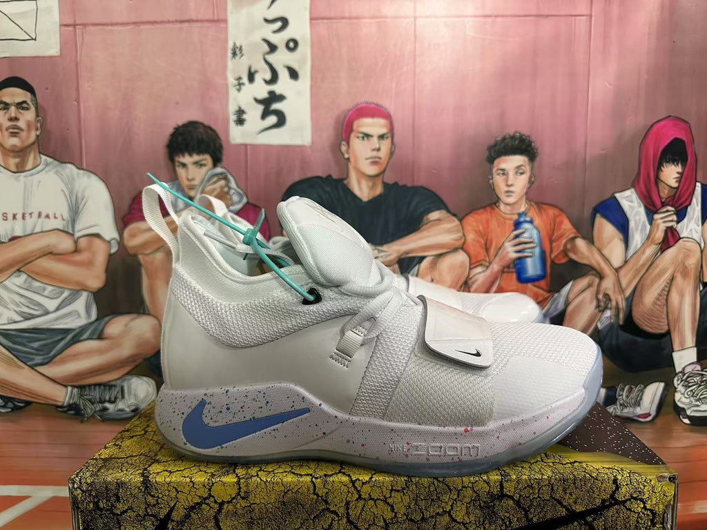 Nike PG 6 Basketball Shoes in White - product image from the listing.