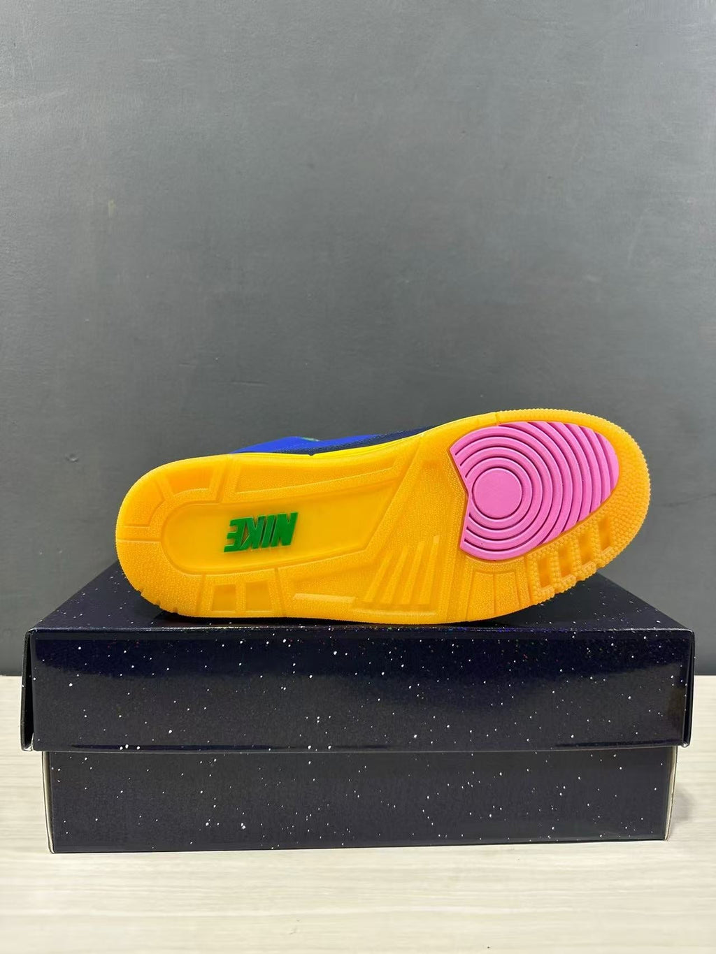 Air Jordan 3 OG Brasil Blue Pink Yellow IV4871-400 - product image from the listing.