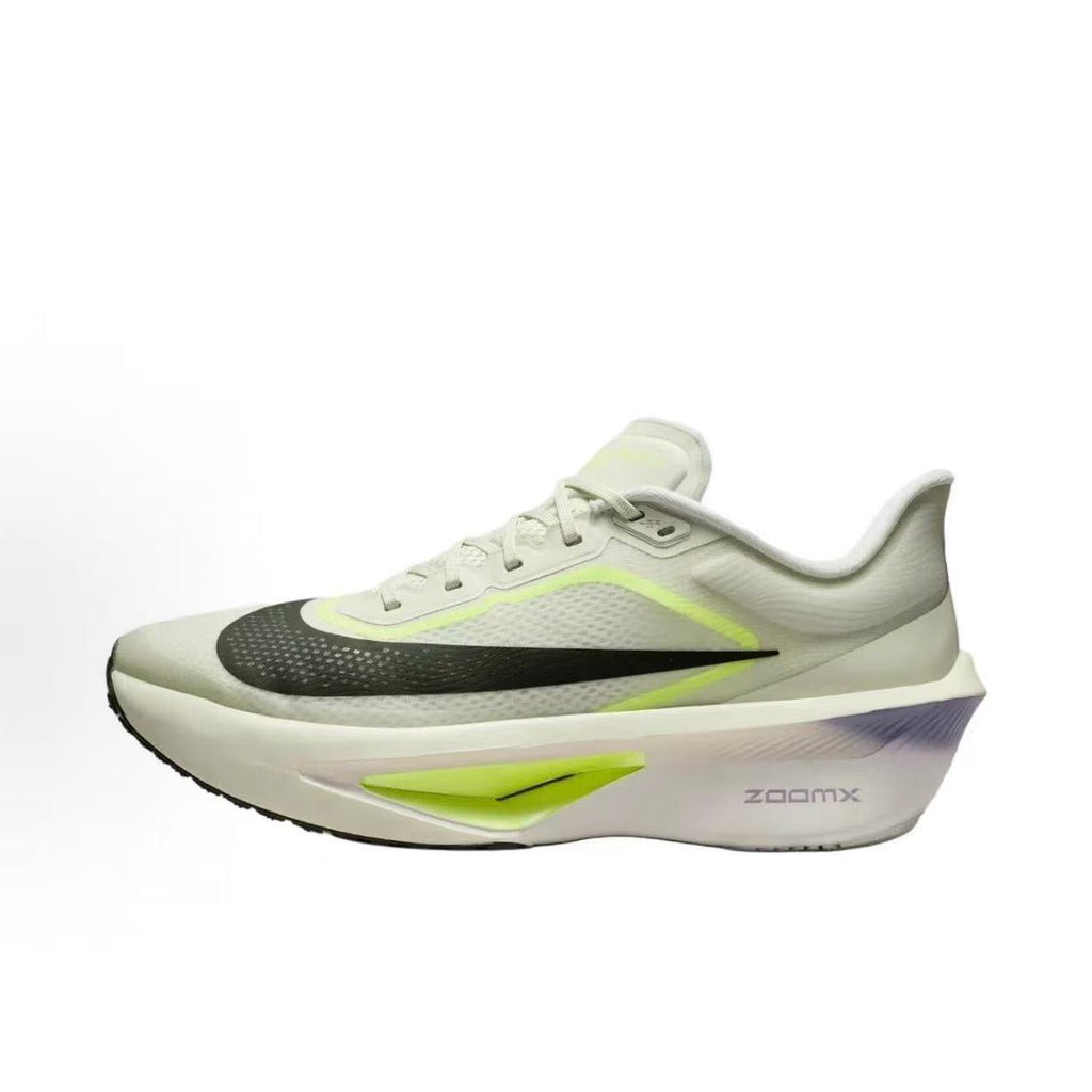 Nike ZoomX Running Shoes, Seaweed in Green and Volt - product image from the listing.