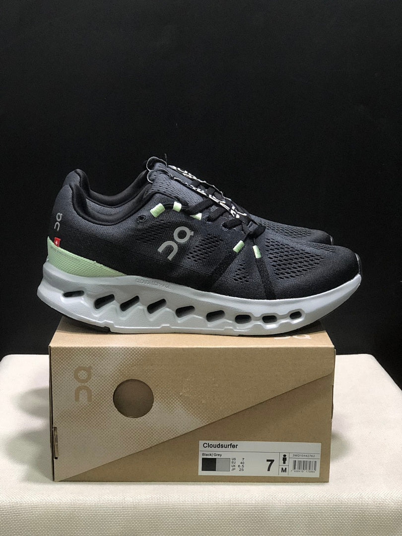 Iron Black On Cloudsurfer Running Shoes - product image from the listing.