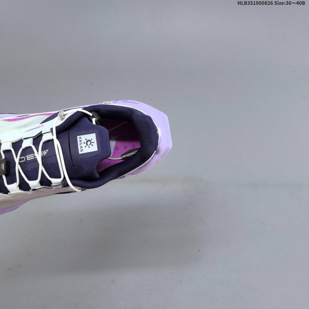 KAILAS FUGA EX330 Trail Running Shoes in White Purple - product image from the listing.