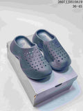 Gray Perforated Slip-On Clogs 2607JJD519A19 for Men - product image from the listing.