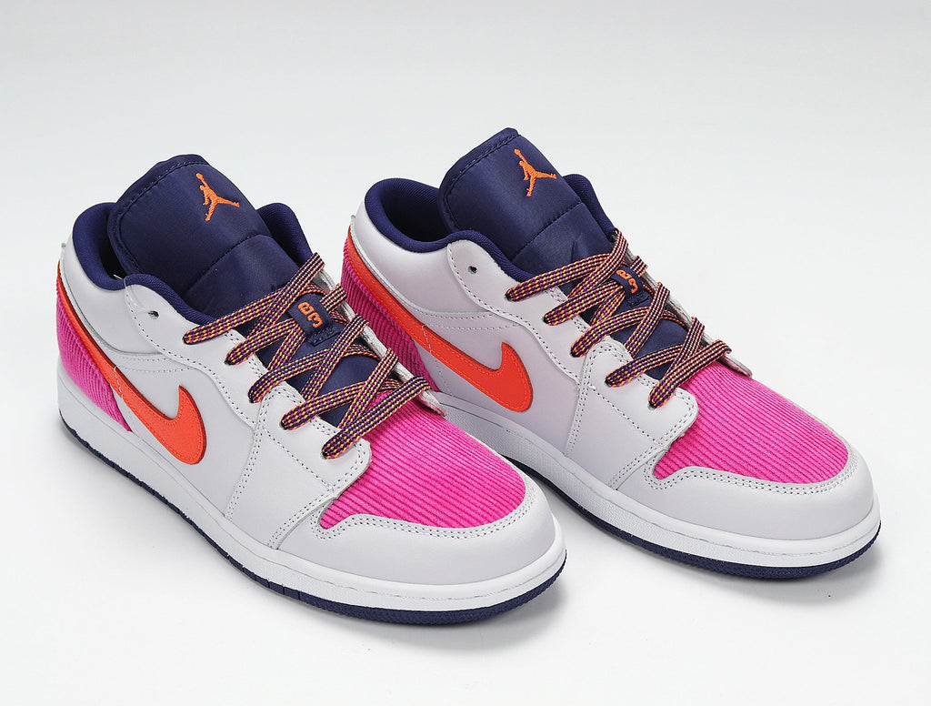 Nike Air Force 1 Low Sneakers, in White Pink Orange 554723-502 - product image from the listing.