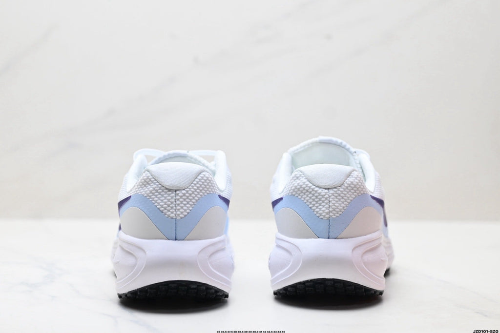 Nike Revolution 8 Running Shoes in White Blue Purple - product image from the listing.