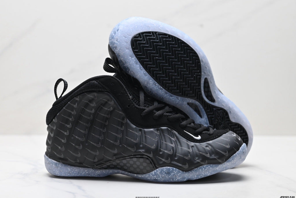 Nike Air Foamposite Hadawei Sneakers in Black - product image from the listing.