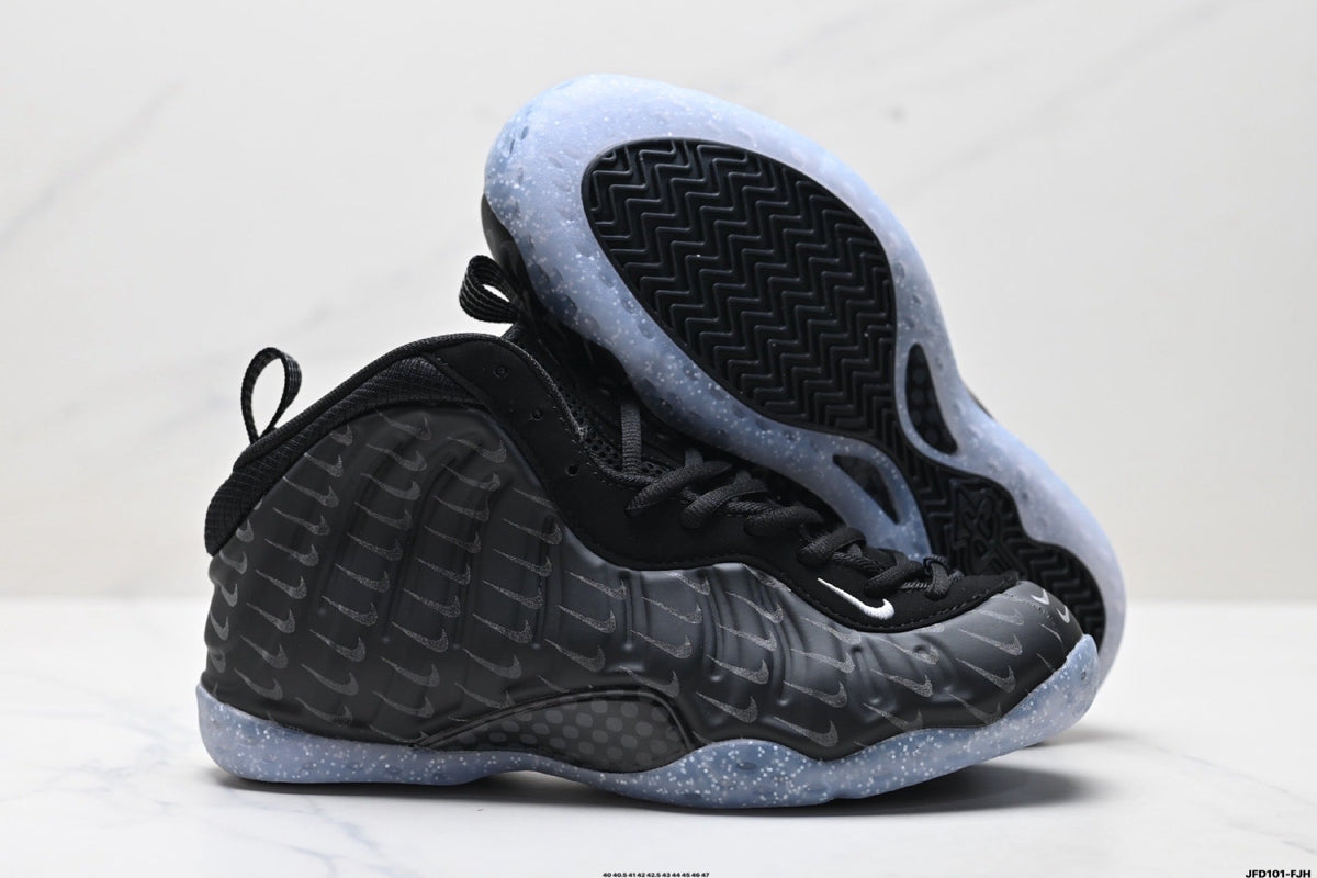 Nike Air Foamposite Hadawei Sneakers in Black - product image from the listing.