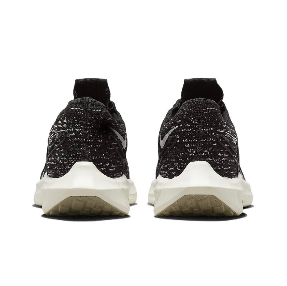 Nike Pegasus Turbo Next Nature Running Shoes in Black White - product image from the listing.