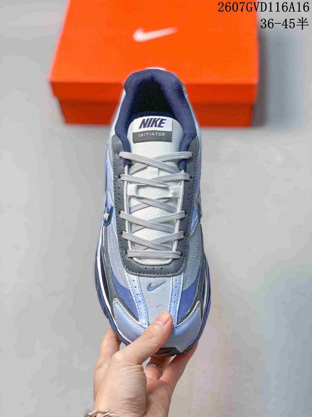Nike Initiator Casual Sneakers in Blue Gray - product image from the listing.