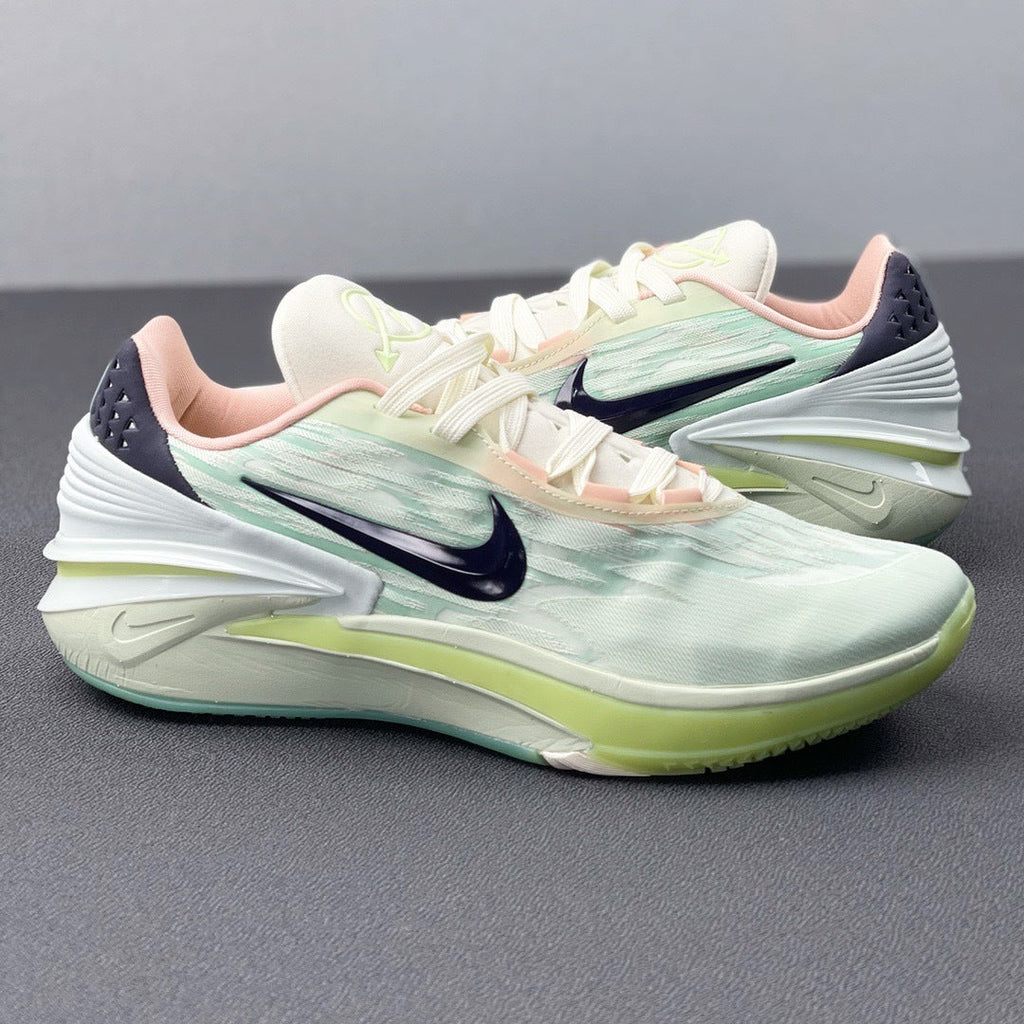 Nike Air Zoom G.T. Cut 2 Basketball Shoes in Mint Green DJ6015-101 - product image from the listing.