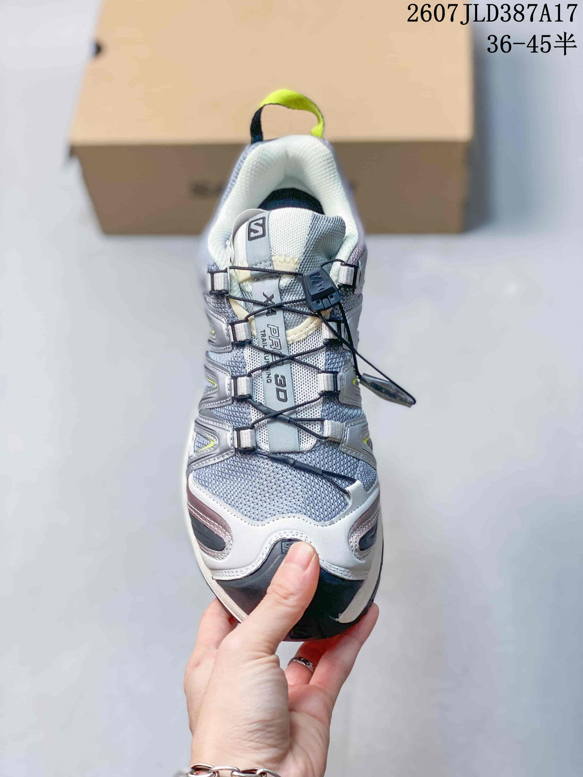 Salomon XA PRO 3D Trail Running Shoes in Grey Purple - product image from the listing.