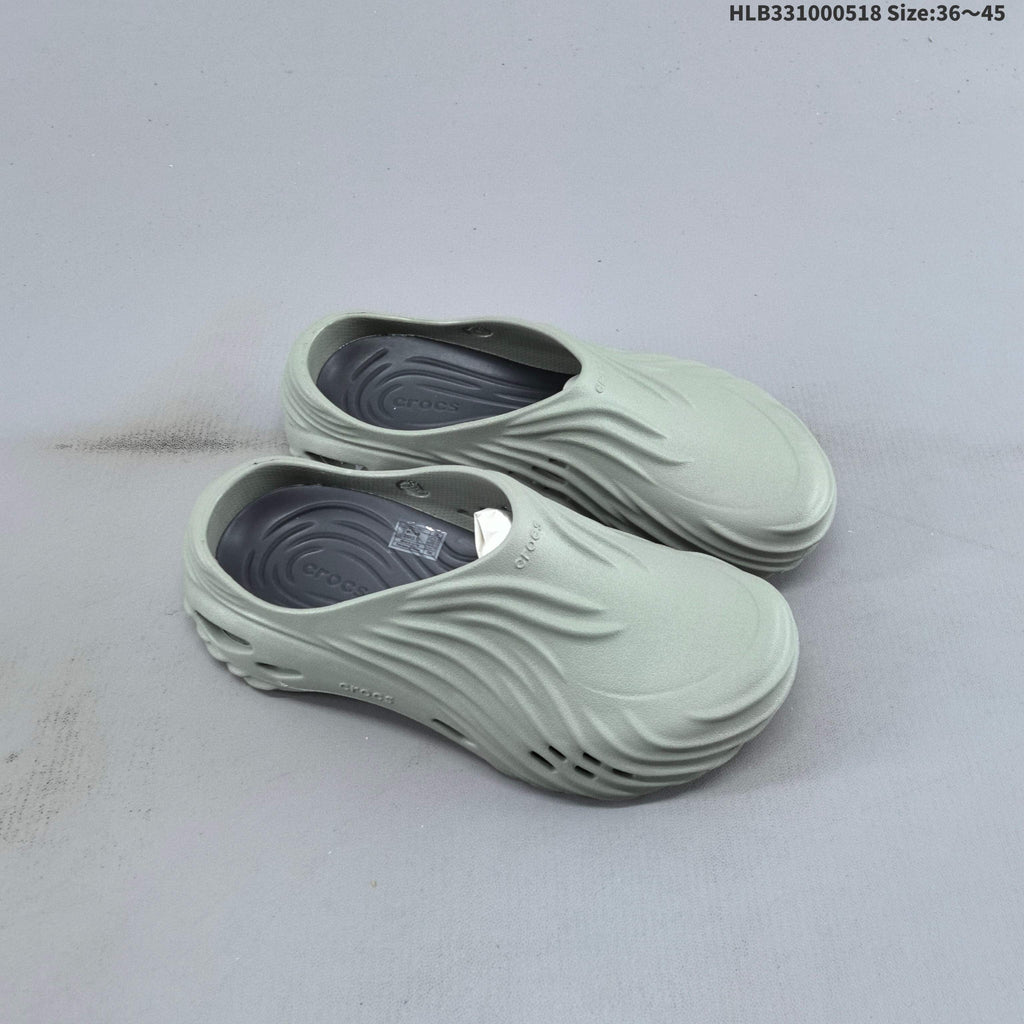 Bae Clog-Style Slides with Sculpted Design by Crocs - product image from the listing.