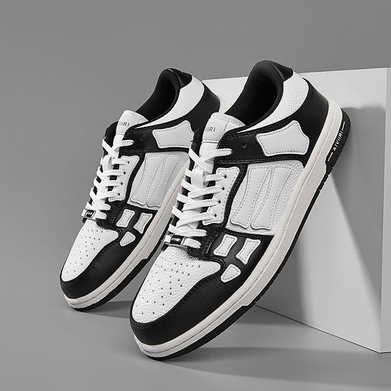 AIVIIRI MFS003-004 Low-Top Sneakers in Black and White - product image from the listing.