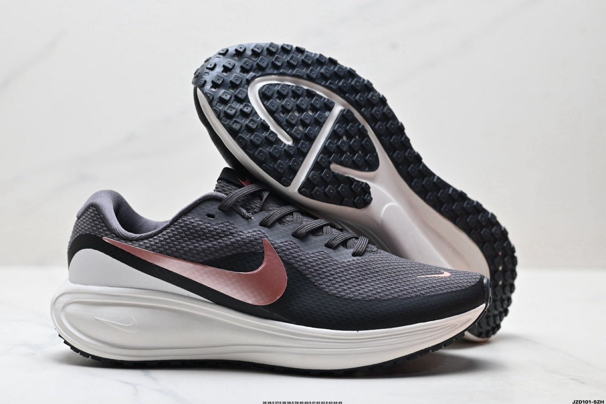 Nike Revolution 8 Running Shoes, in Charcoal and Pink - product image from the listing.