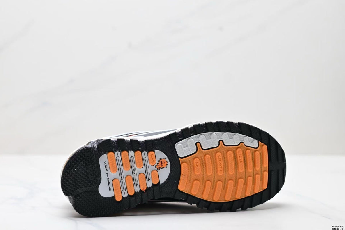 Nike Air Max 2021 Sneakers in White Orange Black - product image from the listing.