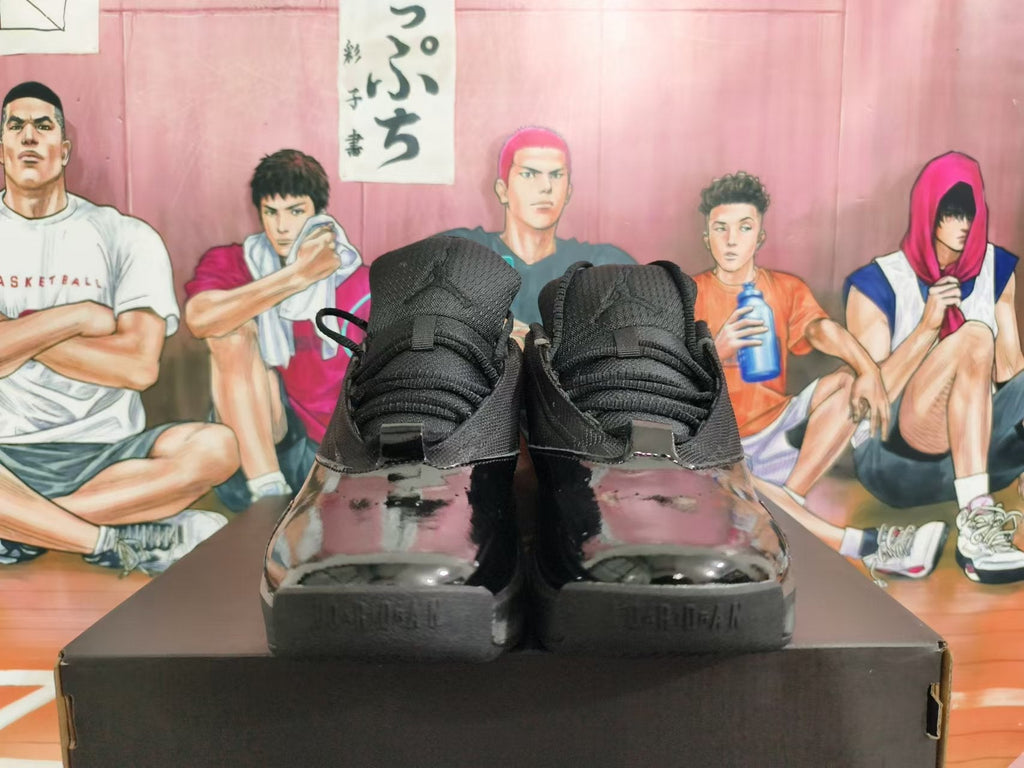 Jordan Luka 1 Basketball Shoes, in Black - product image from the listing.