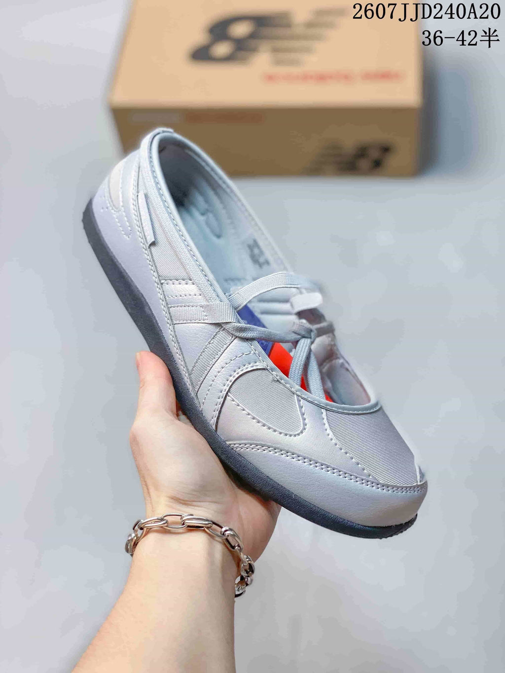 Women's New Balance Flat Breeze Mary Jane Sneakers 711260QQT - product image from the listing.