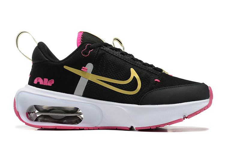 Nike Air Max Black and Gold Trainers with Pink Accents - product image from the listing.