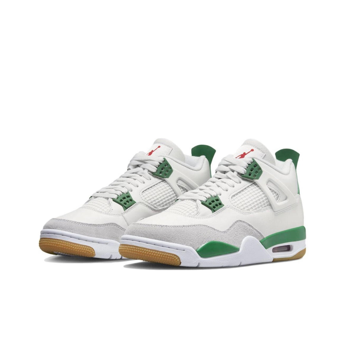 Nike SB x Air Jordan 4 Pine Sneakers in Green DR5415-103 - product image from the listing.