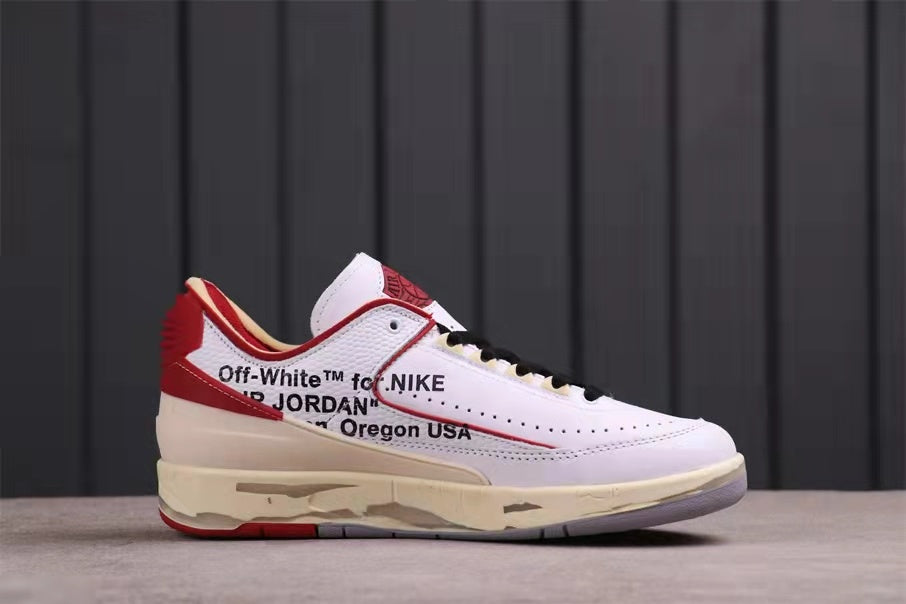 Air Jordan 2 Low SP White Red DM7866-140 - product image from the listing.
