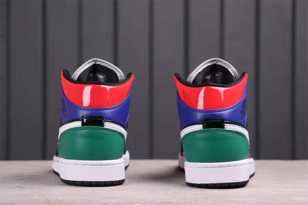 Air Jordan 1 Mid SE EDG Multicolor Sneakers - product image from the listing.