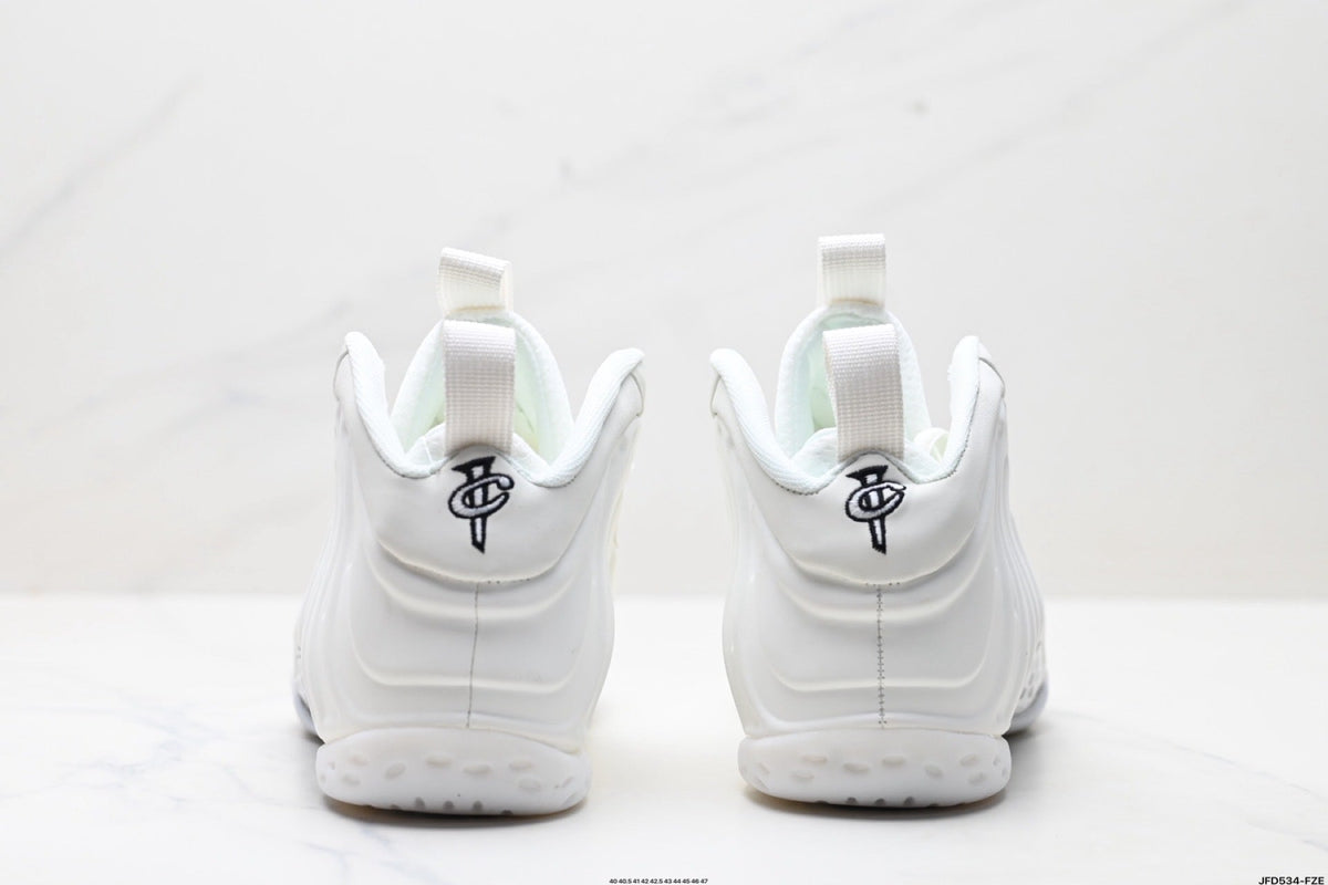 Nike Air Foamposite One Penny High-Top Sneakers in White - product image from the listing.