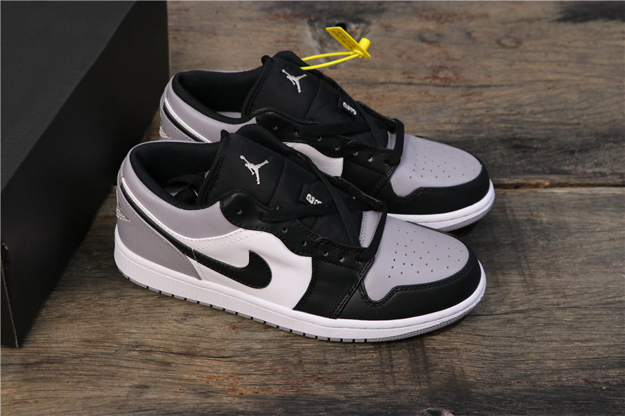 Jordan 1 Low Shadow Sneakers in Grey 553558-110 - product image from the listing.