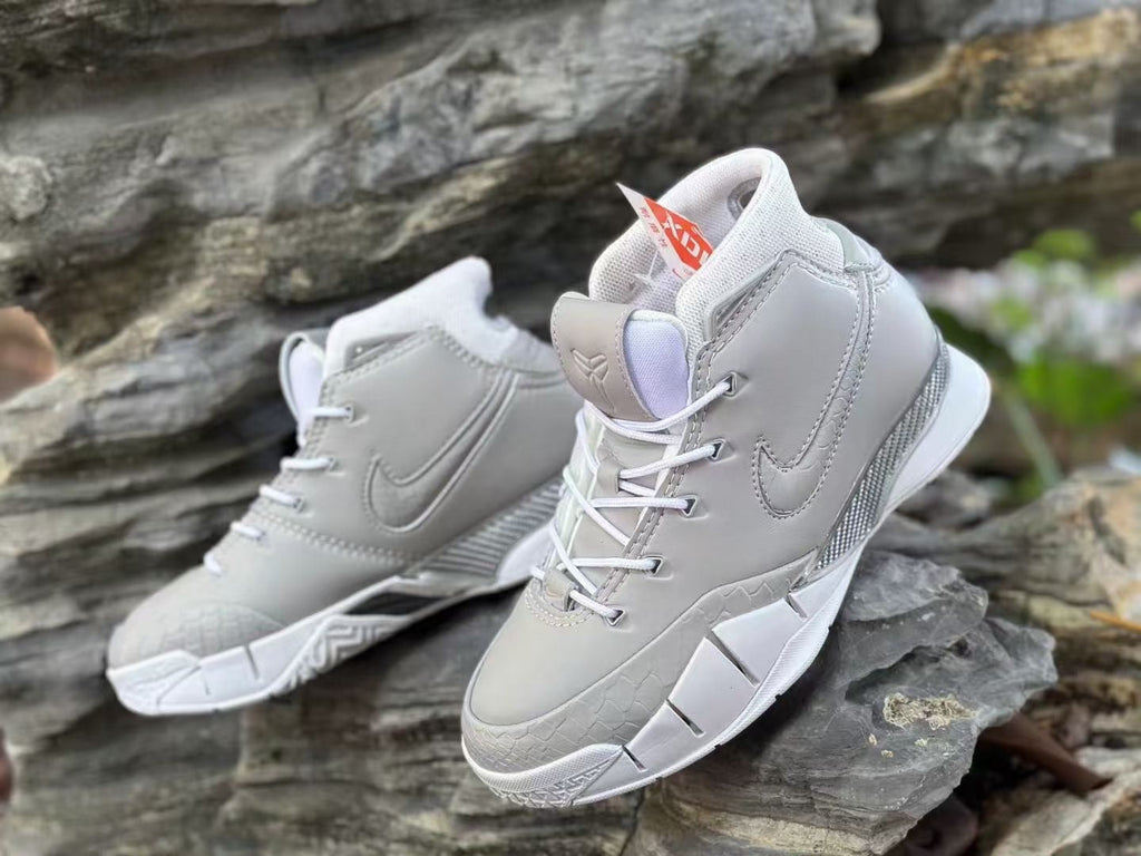 Grey Nike Kobe 1 FTB Basketball Shoes - product image from the listing.