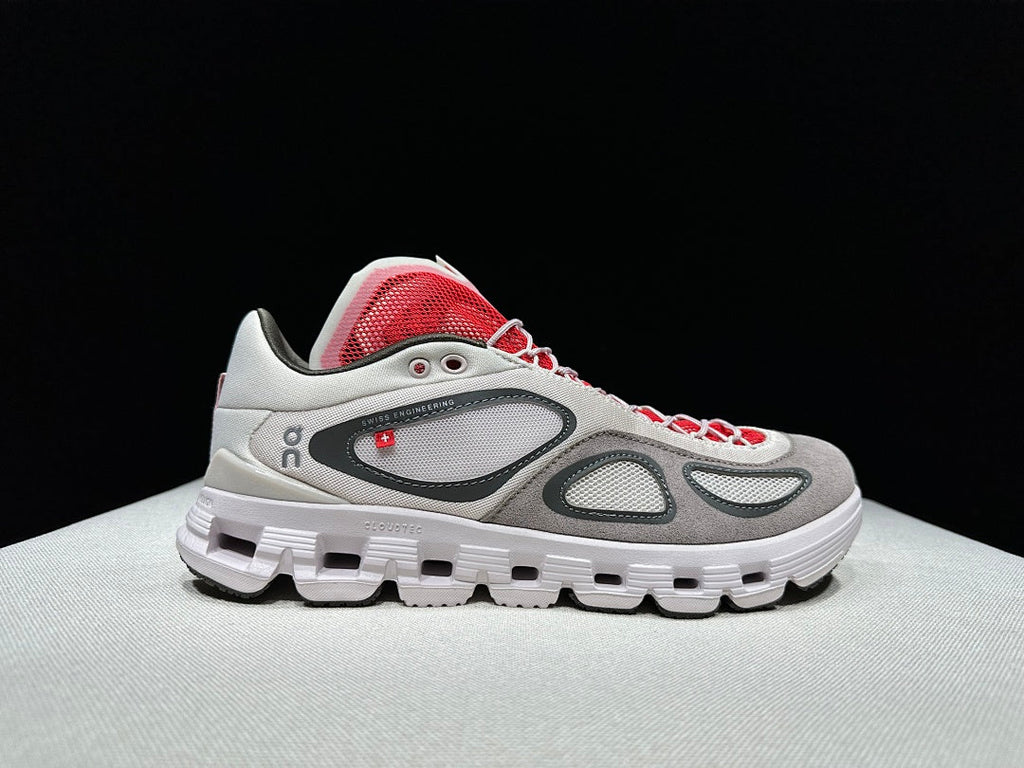 On Cloud X FKA Twigs Sneakers, in Gray and Red - product image from the listing.
