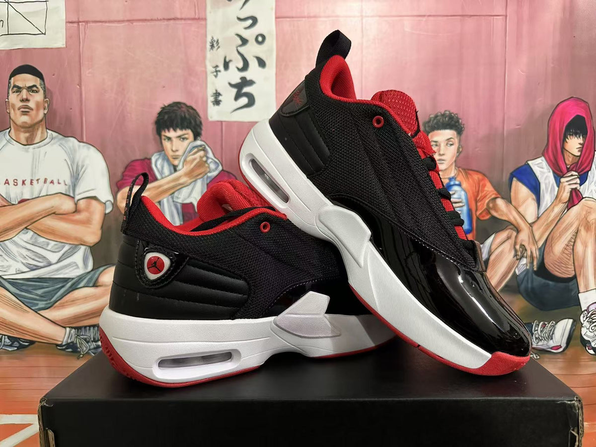 Air Jordan 22 Black White Red Basketball Sneakers - product image from the listing.