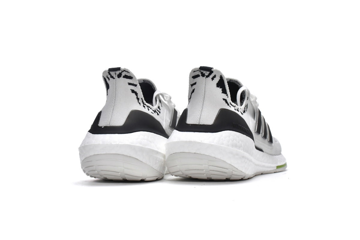 adidas UltraBoost 22 GX5573 White Black Zebra Shoes for Running - product image from the listing.