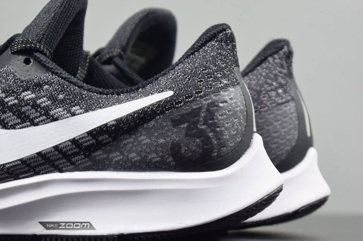 Nike Air Zoom Pegasus 35 Running Shoes in Black White 942851-001 - product image from the listing.