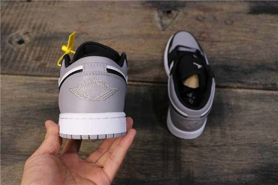 Jordan 1 Low Shadow Sneakers in Grey 553558-110 - product image from the listing.