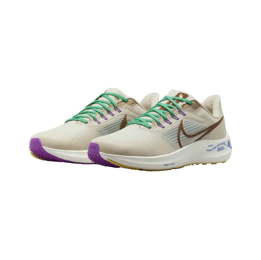 Nike Air Zoom Pegasus 39 Shoes for Running, Beige, DV8922-100 - product image from the listing.