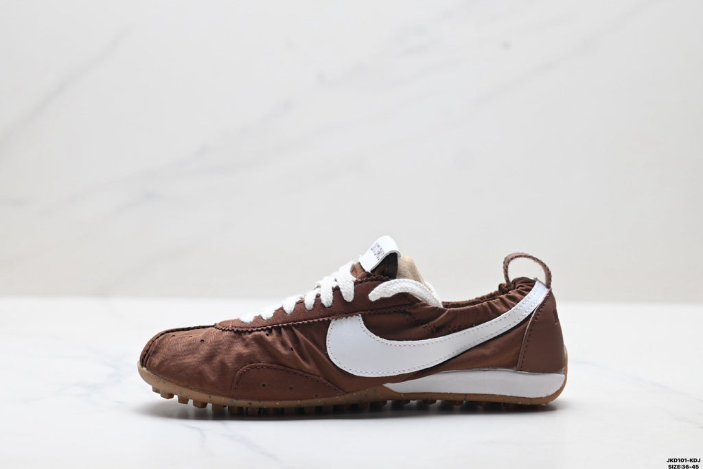 Brown and White Nike Jacquemus Low-Profile Sneakers - product image from the listing.