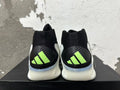 Adidas Harden Vol. 8 Basketball Shoes Black White Neon in Green - product image from the listing.