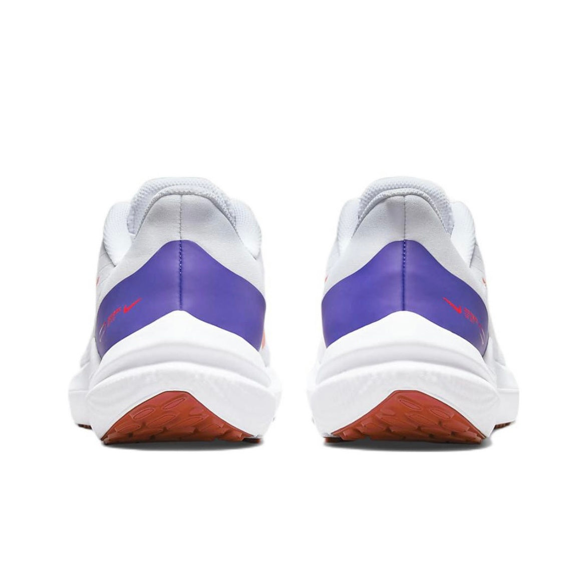Nike Air Winflo 9 Running Shoes in White Red Blue DD6203-006 - product image from the listing.