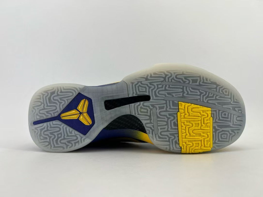 Nike Kobe 5 Protro Basketball Shoes in Blue Gold CD4991-400 - product image from the listing.