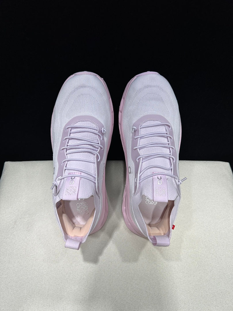 On x LOEWE Cloudtilt Sneakers in Rosa Palo and in Pale Pink - product image from the listing.