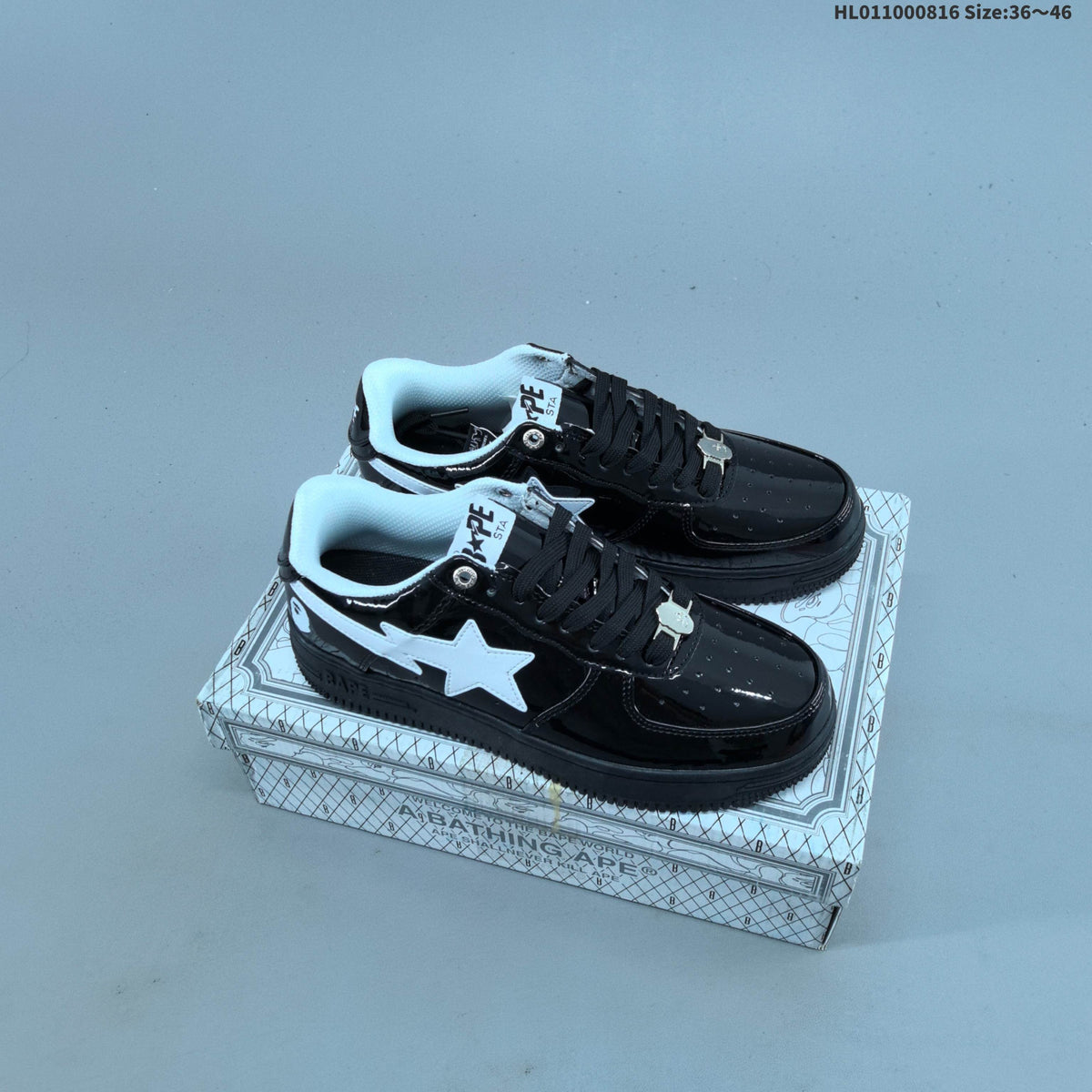 A Bathing Ape BAPE STA Low-Cut Sneakers - product image from the listing.