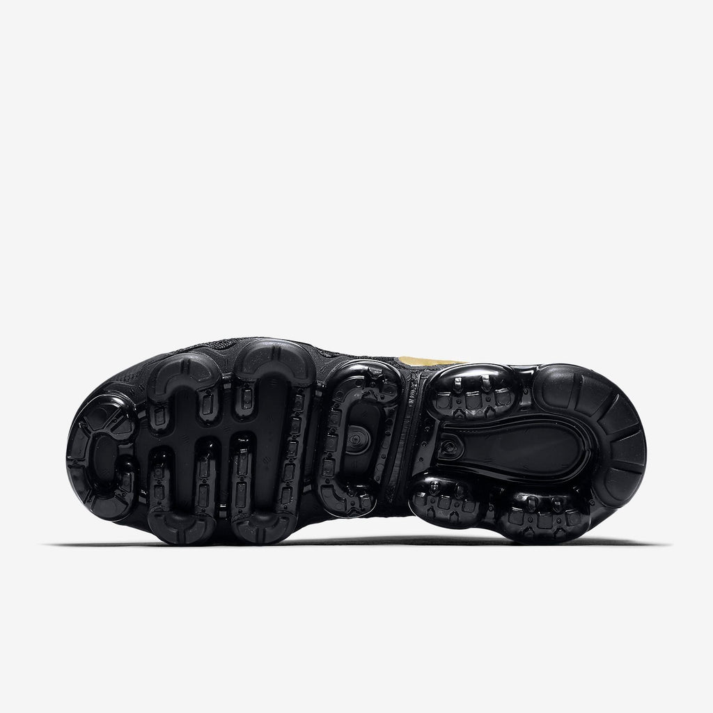 Nike Air VaporMax Flyknit 2 Sneakers in Black Gold 942842-012 - product image from the listing.