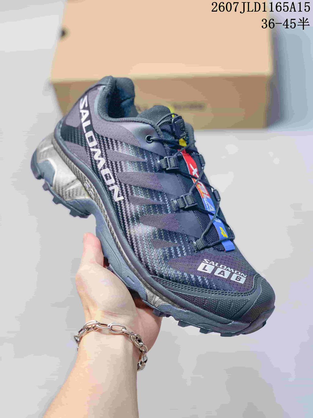 Salomon XT-4 OG Black Trail Trainers L47132900 - product image from the listing.
