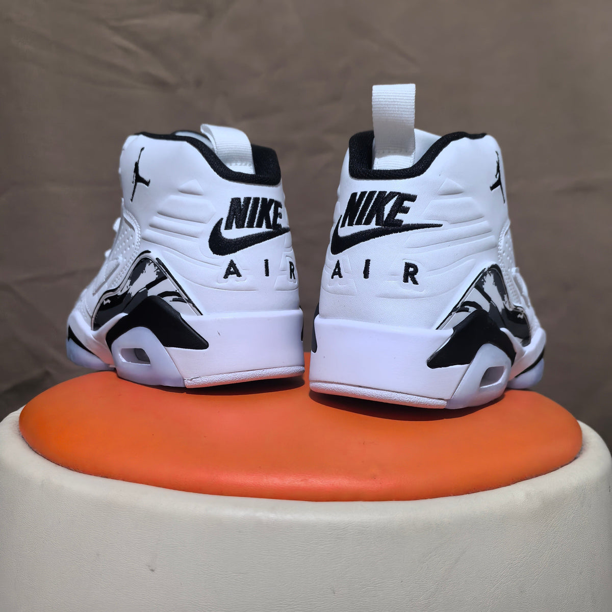 Jordan 6 Retro High-Top Sneakers in White and Black - product image from the listing.