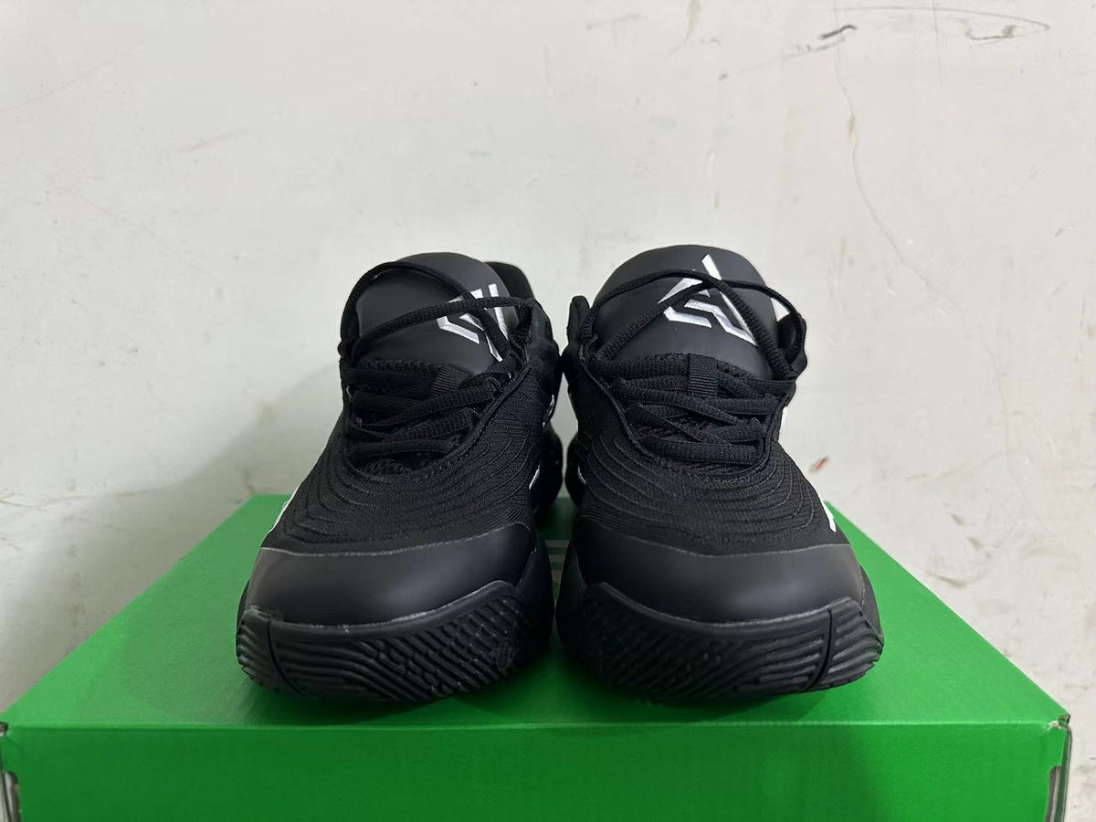 Nike Black Basketball Footwear with White Swoosh - product image from the listing.