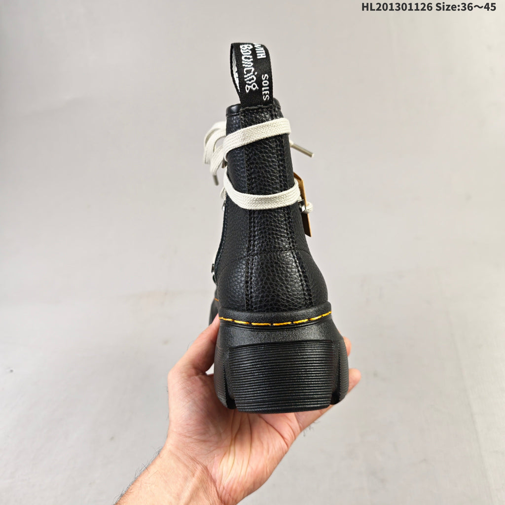 Dr. Martens 1461 Platform Lace-Up Boots, in Black - product image from the listing.