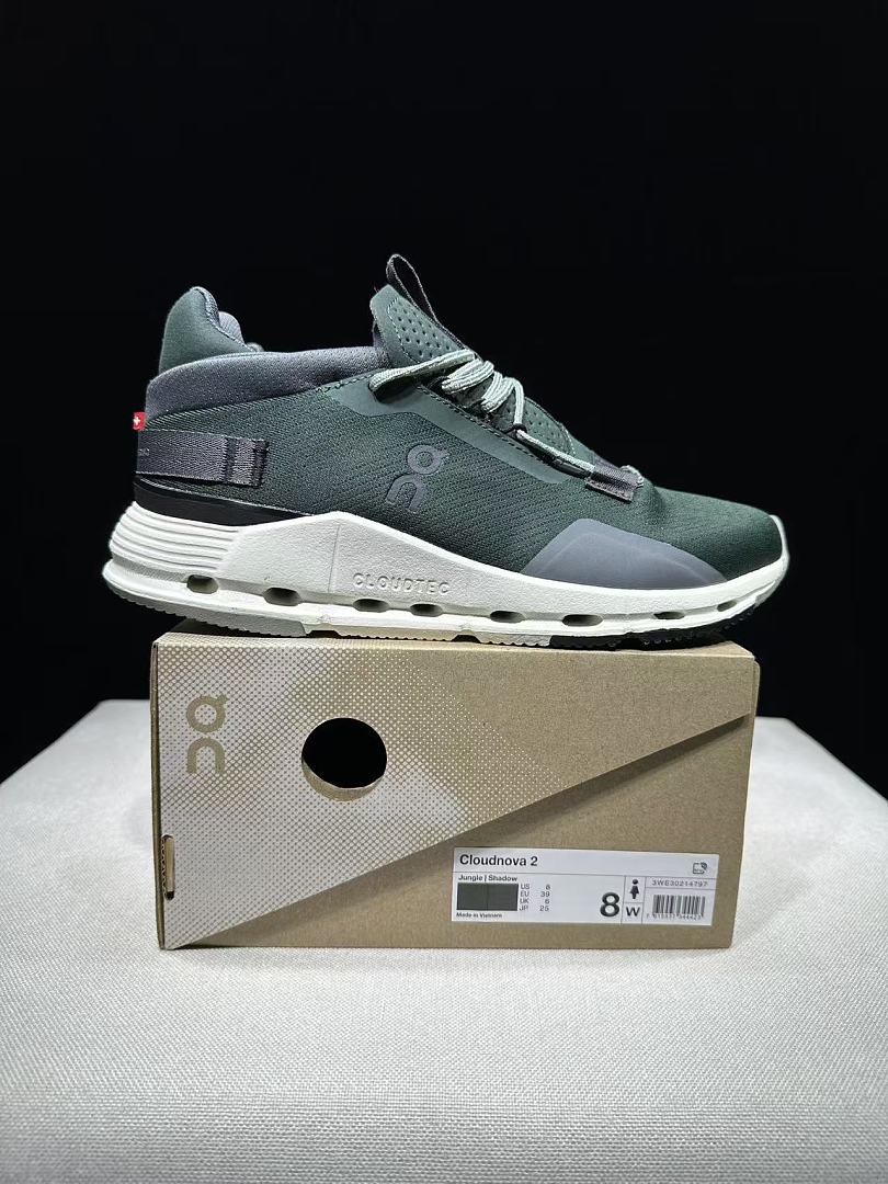 Deep Green On Cloudnova 2 Sneakers - product image from the listing.